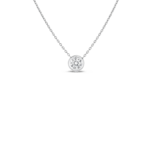 DIAMONDS BY THE INCH BEZEL SET SOLITAIRE NECKLACE