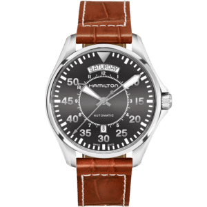 Khaki Aviation Pilot Day Date Auto