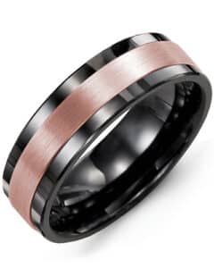 Men’s Plain Satin Finish Wedding Band