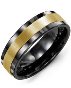 Men’s Plain Satin Finish Wedding Band