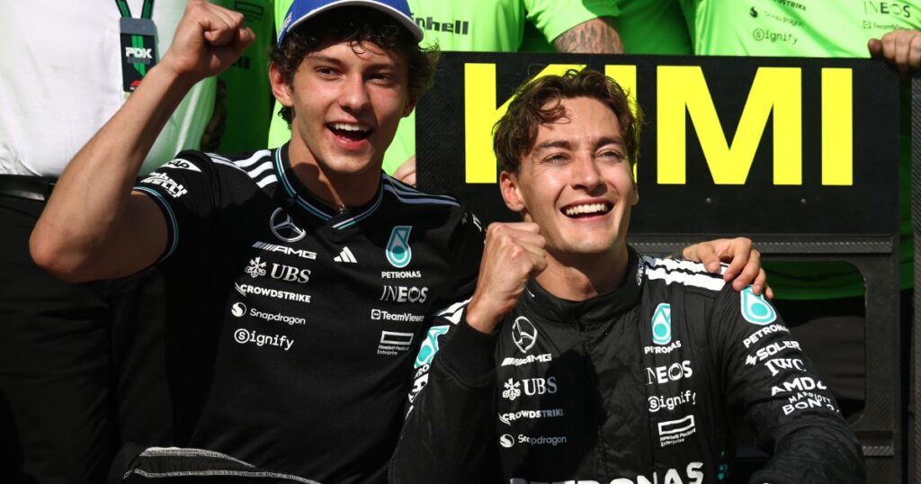 A Double Podium Moment: Russell and Antonelli Shine on the Canadian Grand Prix 2025 Podium with IWC on Their Wrists